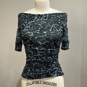 100% silk DVF shirt